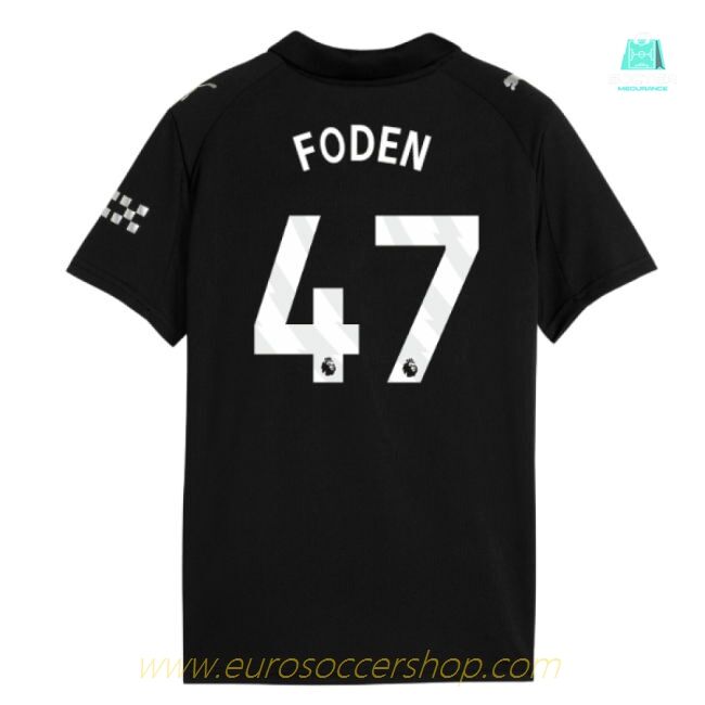 2025-2026 Man City Away Shirt (Kids) (Foden 47)
