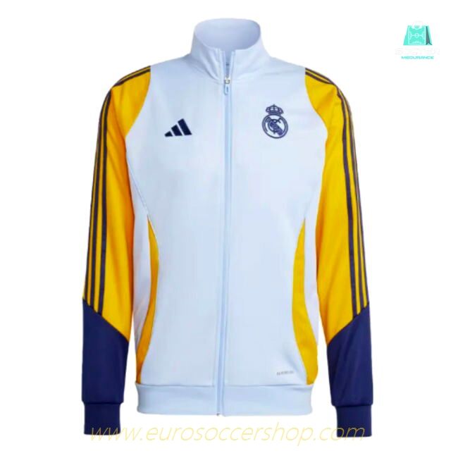 2024-2025 Real Madrid Tracksuit (Glow Blue)