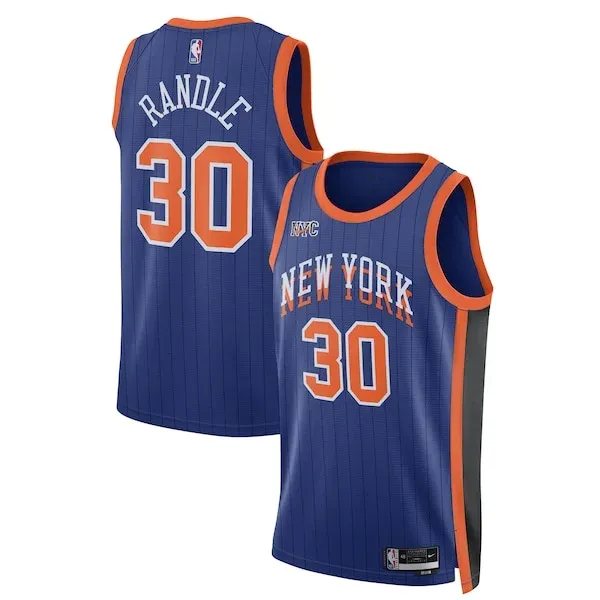 Durable Julius Randle NYK Basketball Jersey - Blue - Licensed Product