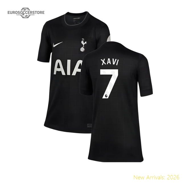 Premium 2025-2026 Thfc Away Shirt (kids) (xavi 7) - Match Day Jersey