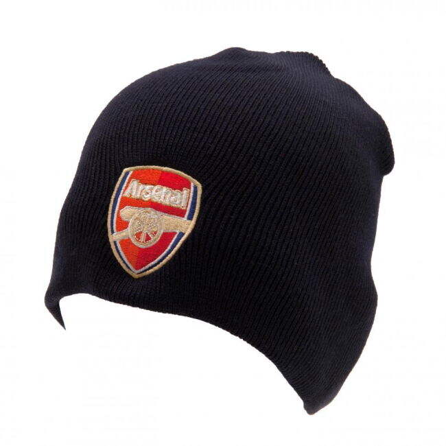 replica Arsenal FC Navy Crest Beanie