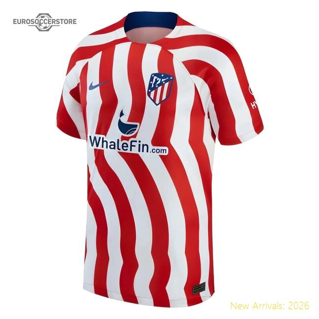 Pro-level Atletico Madrid Home Griezmann Jersey 2022-2023 Breathable