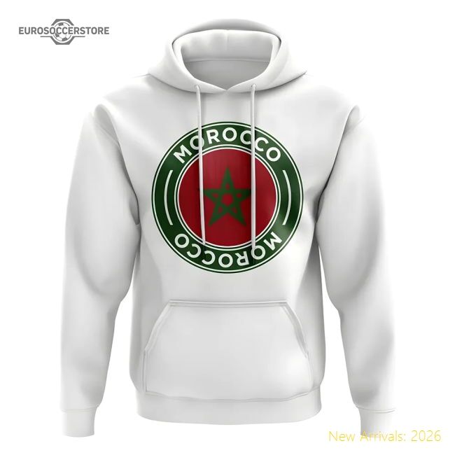 Official Morocco Football 20242025 Regular Hoodie () Slim