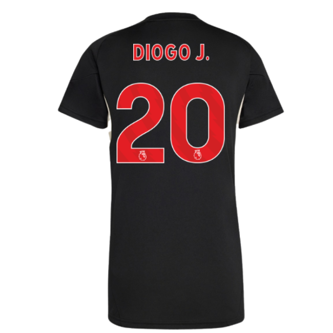 2025-2026 Liverpool Training Jersey (Black) - Womens (Diogo J. 20) ...