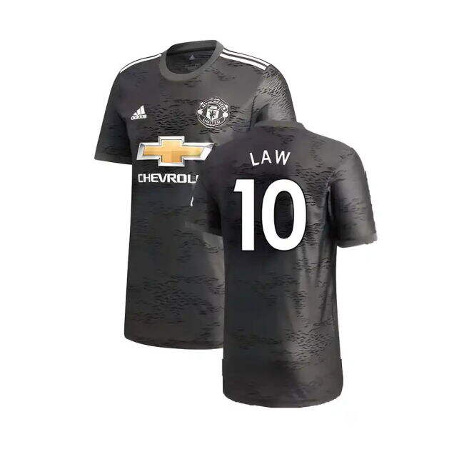 Manchester United 2020-21 Away Shirt ((Excellent) L) (LAW 10) - off...