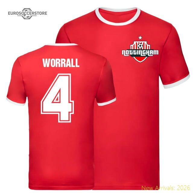 Joe Worrall Nottingham Forest Ringer Tee (red) - Budget-friendly
