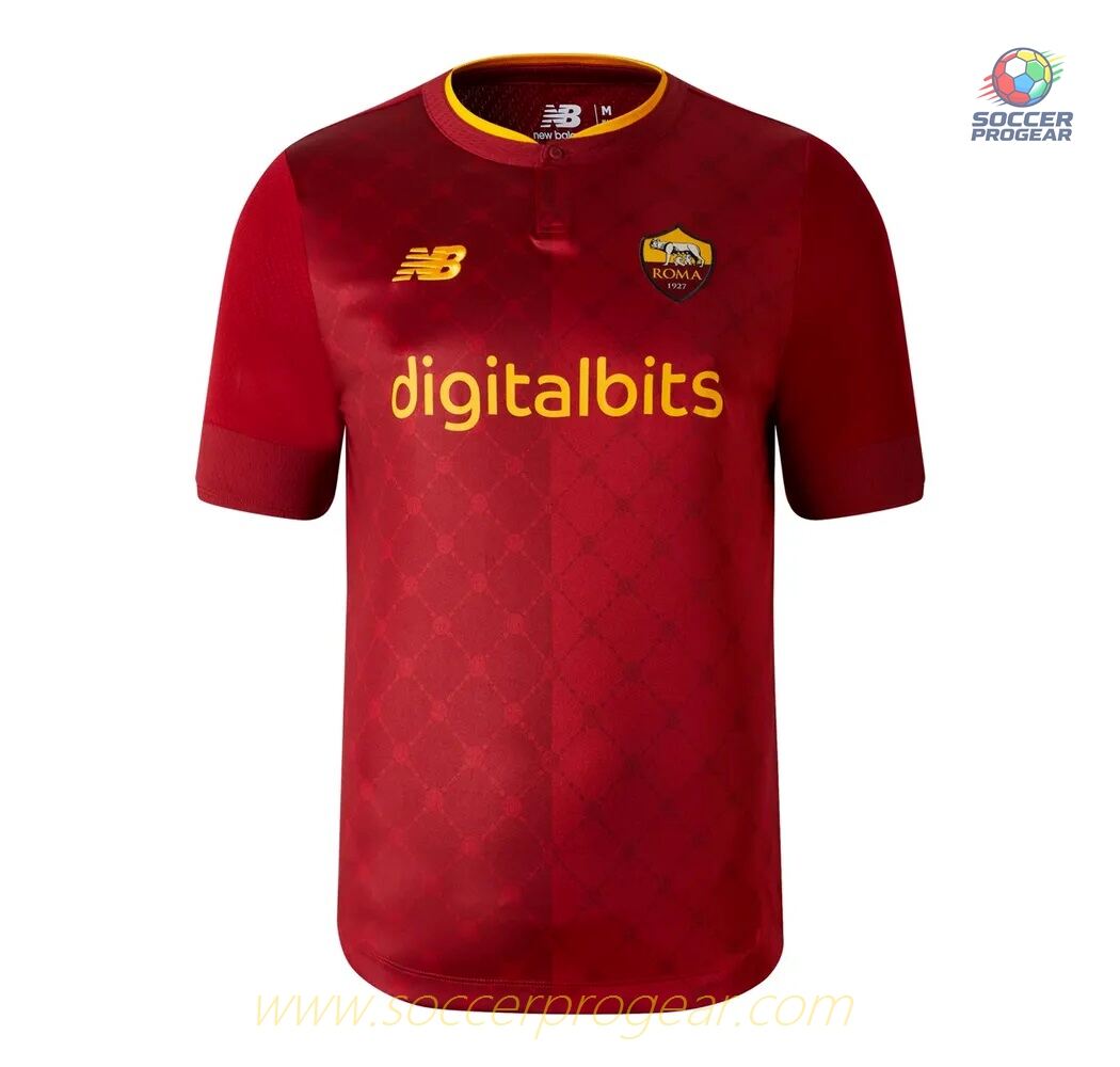 AS ROMA Genuine HOME CHILDREN'S JERSEY 2022 2023