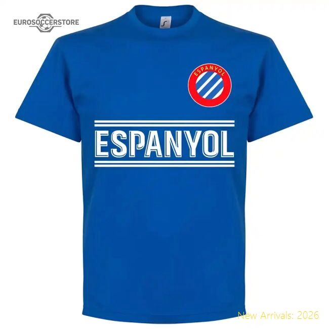 Luxury Espanyol Team T-shirt - Royal - Unique Style - Fan Design