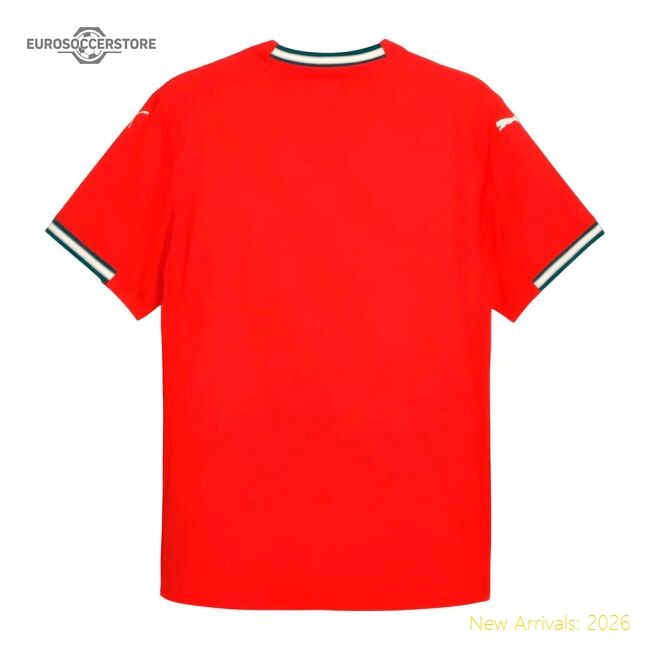 High-performance European Team 2025-2026 Home Short Sleeve Shirt