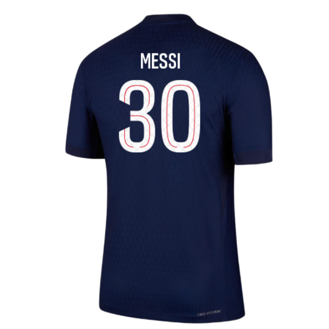 Genuine 2025-2026 Psg Home Dri-Fit Adv Authentic Shirt (Messi 30)