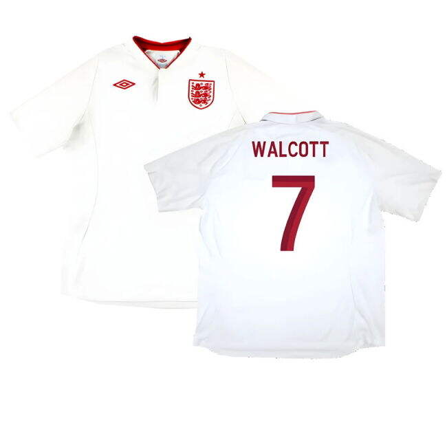 England International Team Fan Shirt - Adults Version (Walcott 7)