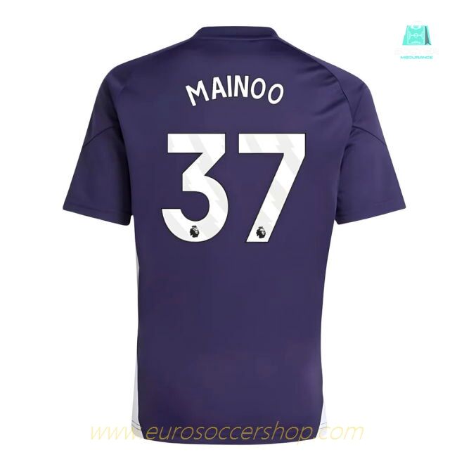2025-2026 Man Utd Training Tee (Aurora Plum) (Mainoo 37)