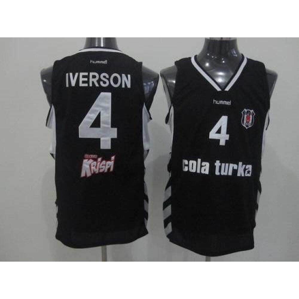 Collector's Item Premium Men's PHI #4 Allen Black Basketball Jersey