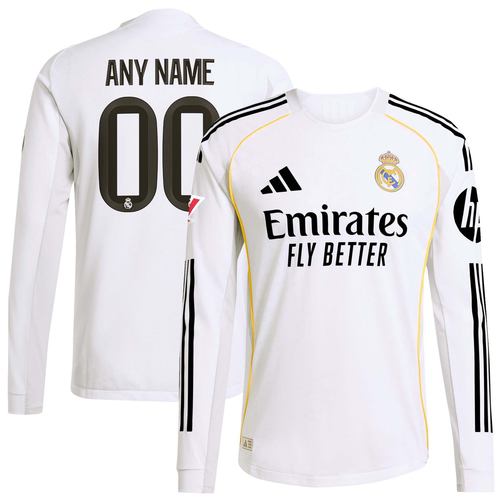 Real Madrid Men's 2025 Breathable Authentic Jersey - Game Jersey