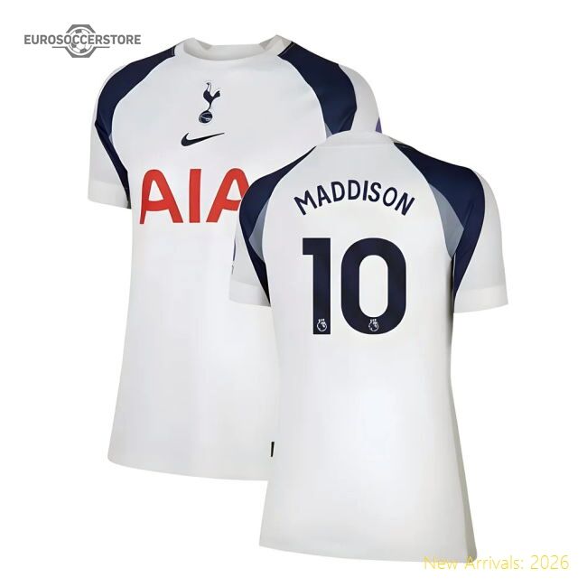 2025-2026 Tottenham Hotspur Home Shirt (womens) (maddison 10)