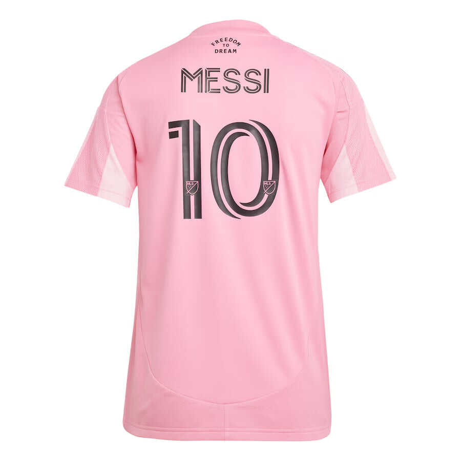 Women's Messi #10 Inter Miami CF Home Soccer Jersey 2025 Authentic Kit