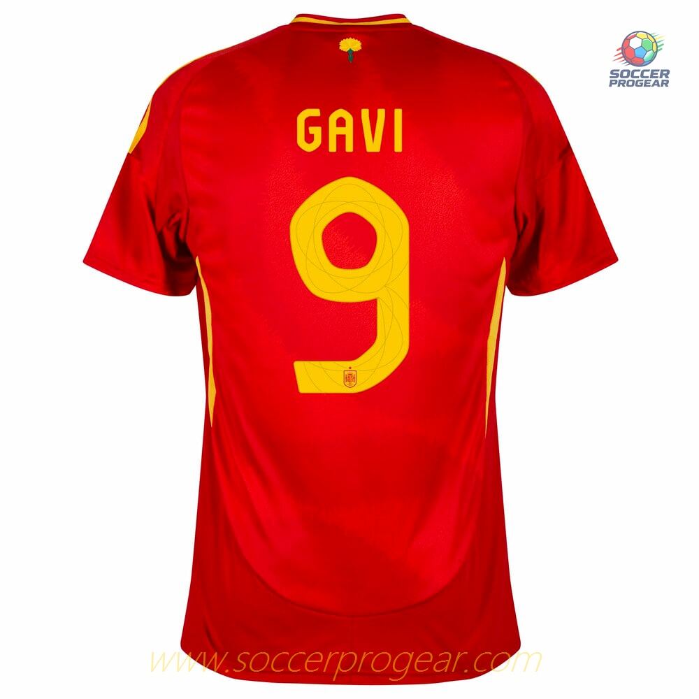 Spain Home Soccer Shirt Kids Soccer Shirt 2024/25 Collection Gavi