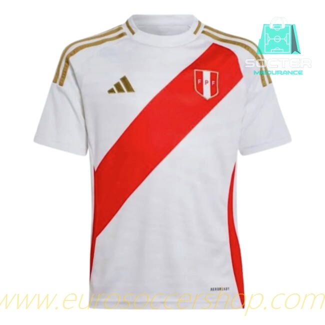 2024-2025 Season Peru Home Football Shirt FIFA Approved Children