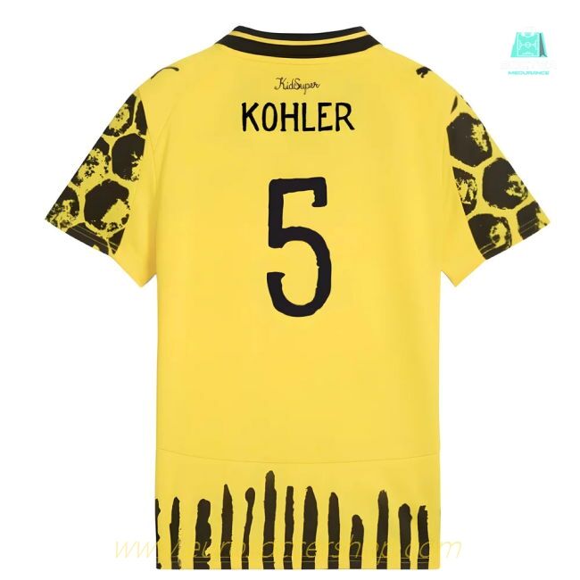 2025-2026 KIDSUPER x Borussia Dortmund CWC Shirt - Kids (Kohler 5)