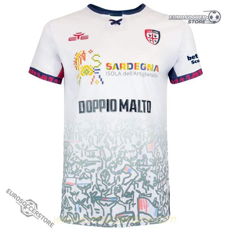 Cagliari's Away Football Jersey for the 25-26 Season