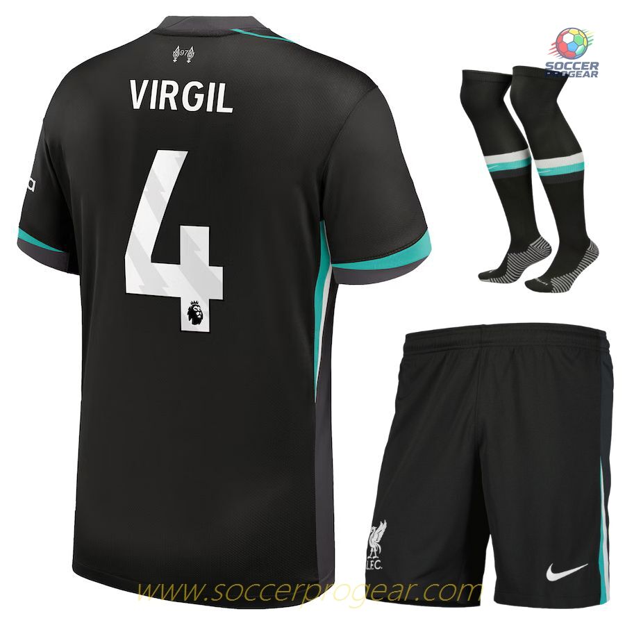 Liverpool Away Child Kit Shirt 2024/25 Collection Virgil