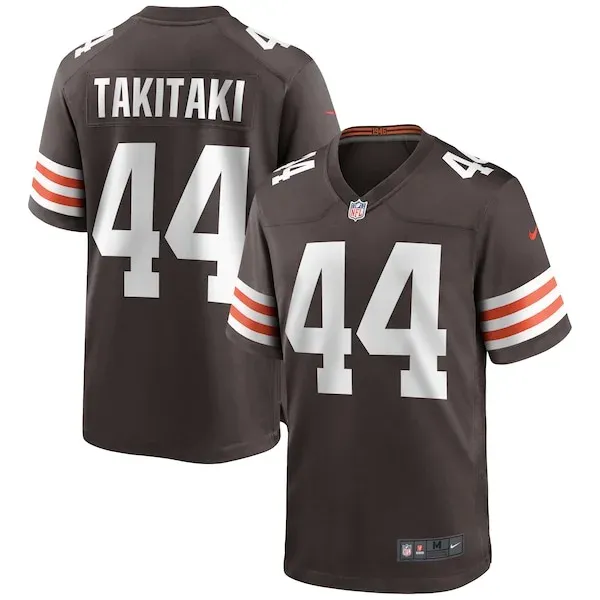 None Game NFL Jersey - Brown | Durable Football Apparel | NFL Football