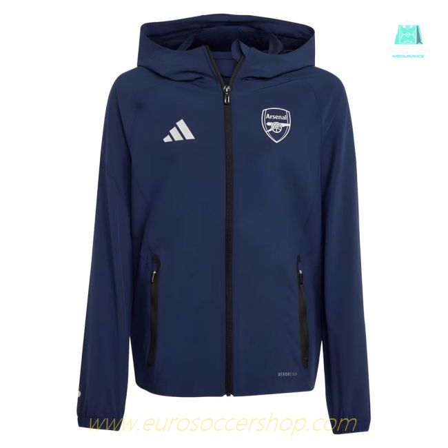 2025-2026 Arsenal Competition Vis Tech Jacket (Navy) - Kids
