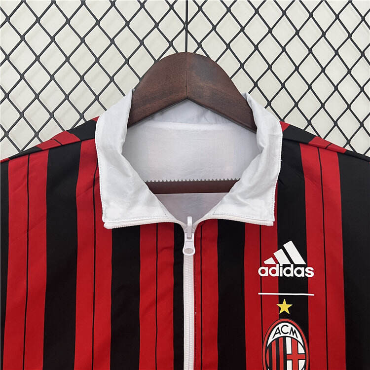 AC Milan 2425 Reversible Trench Jacket WhiteRed - Official Replica