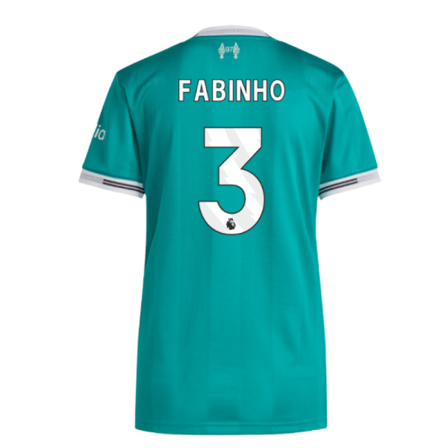 Liverpool Third Football Jersey 2025-20 - Fabinho #3 L M Women S