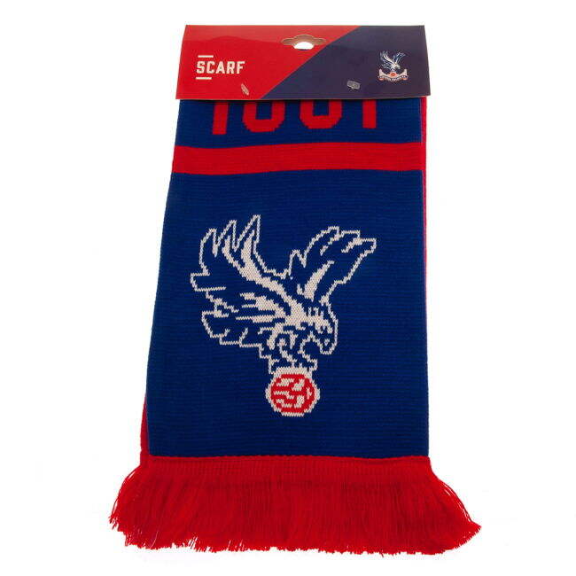Modern Crystal Palace Crystal Palace FC Nero Scarf for Supporter Gear