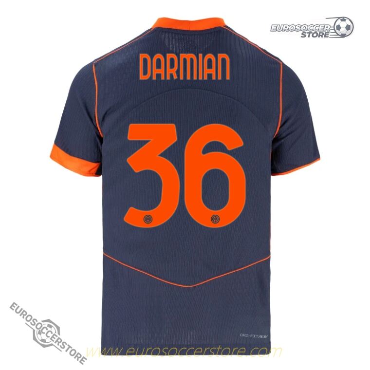 25-26 Inter Milan Third Jersey DARMIAN 36 (Player Version)