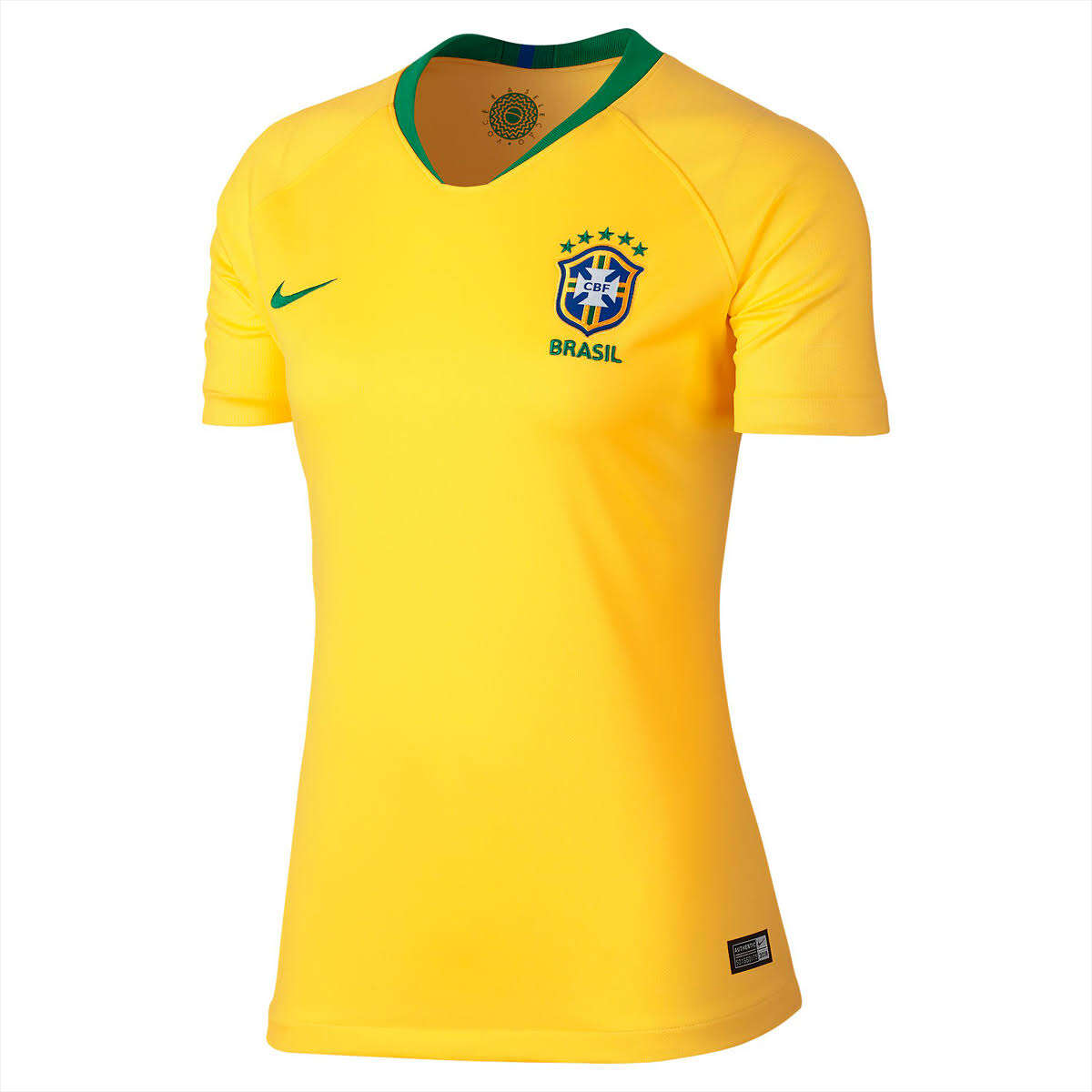 Brazil Home 2018 World Cup Women's Soccer Jersey Shirt - World Cup
