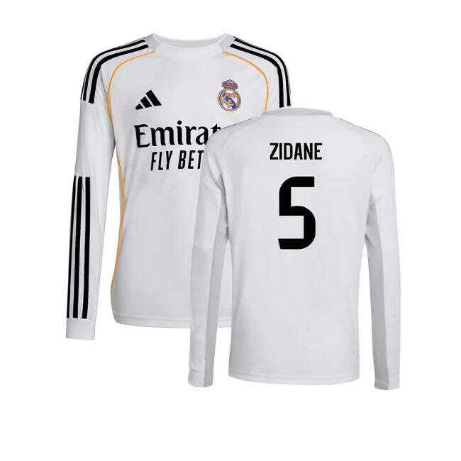 Official Licensed Real Madrid Home Fan Shirt for Kids (Zidane 5)