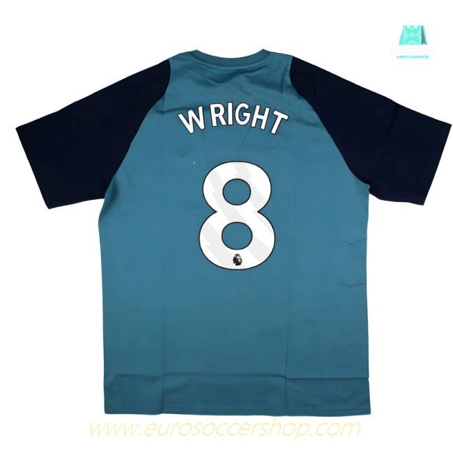 2025-2026 Arsenal Training Tee (Blanch Blue) (Wright 8)