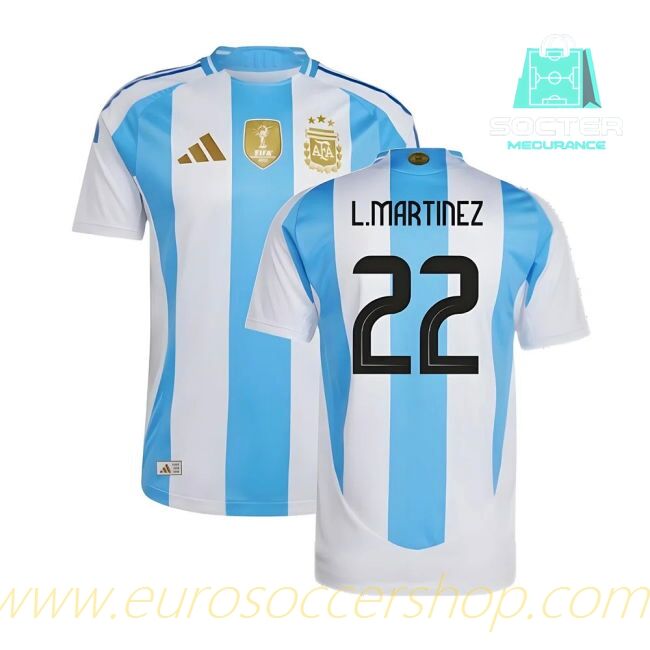 Fan Edition 2024/25 Campaign Albiceleste Home Kit (L.MARTINEZ 22)
