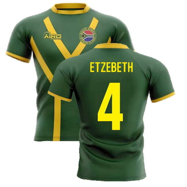 Authentic 2025-2026 South Africa AFCON Concept Kit (Etzebeth 4)