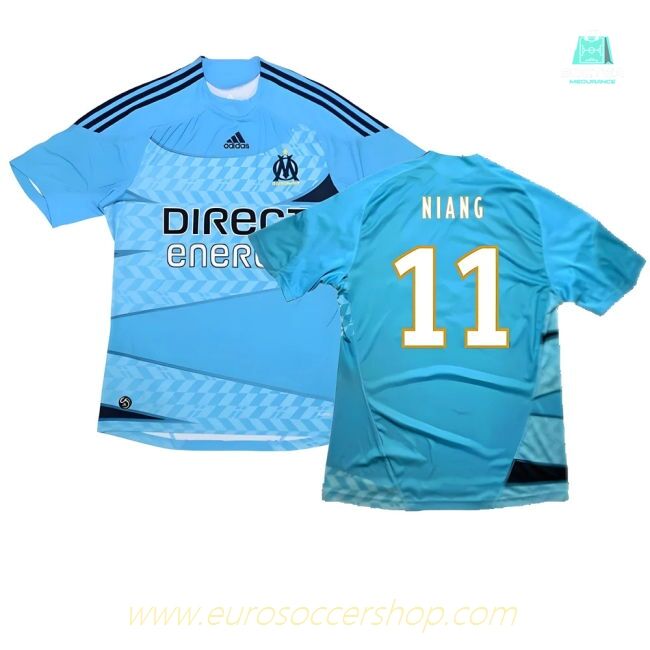 Marseille 2009-10 Away Shirt ((Excellent) M) (Niang 11)