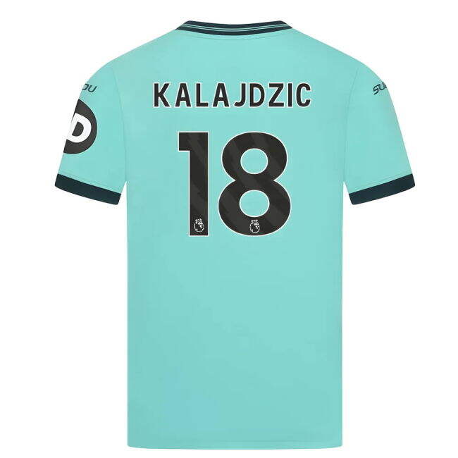 vintage 2025-2026 Wolves Away Shirt (Kids) (Kalajdzic 18)