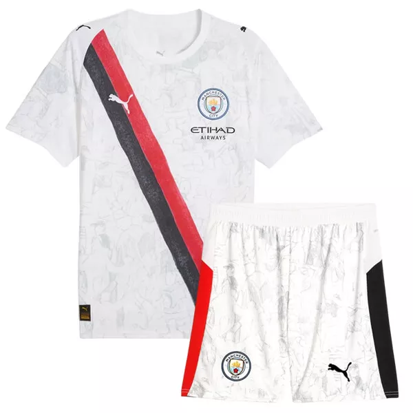 Kids Manchester City 2526 Away Kit ShirtShorts - Official Replica