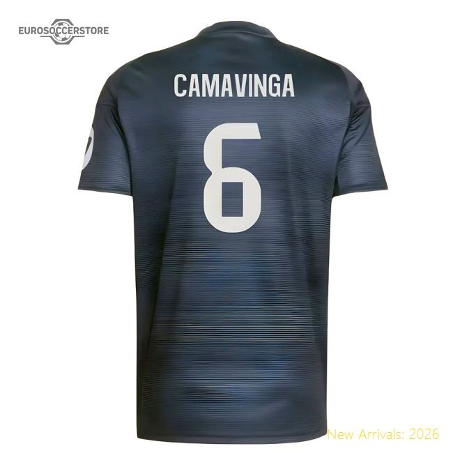 First-class 2025-2026 Real Madrid Away Jersey (camavinga 6)