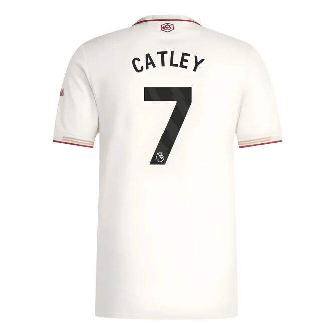 vintage 2025-2026 Arsenal Authentic Third Shirt (Catley 7)