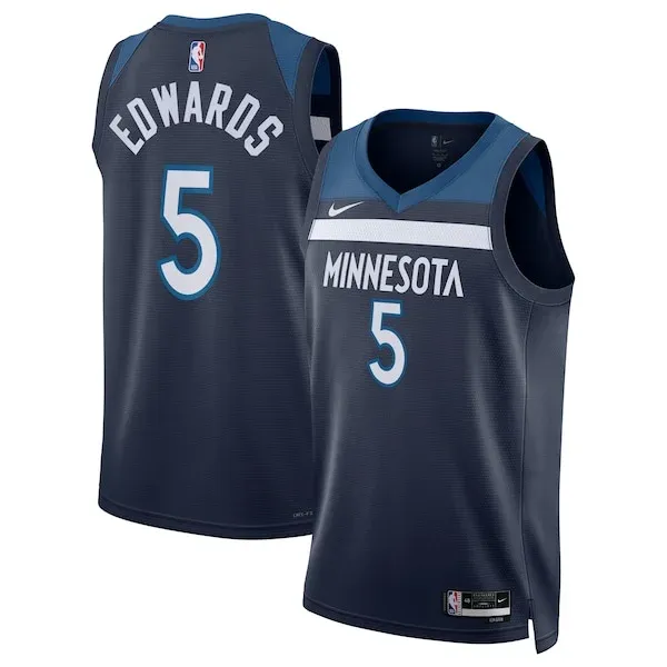 Anthony Edwards MIN Swingman Jersey - superior team-jersey - Navy