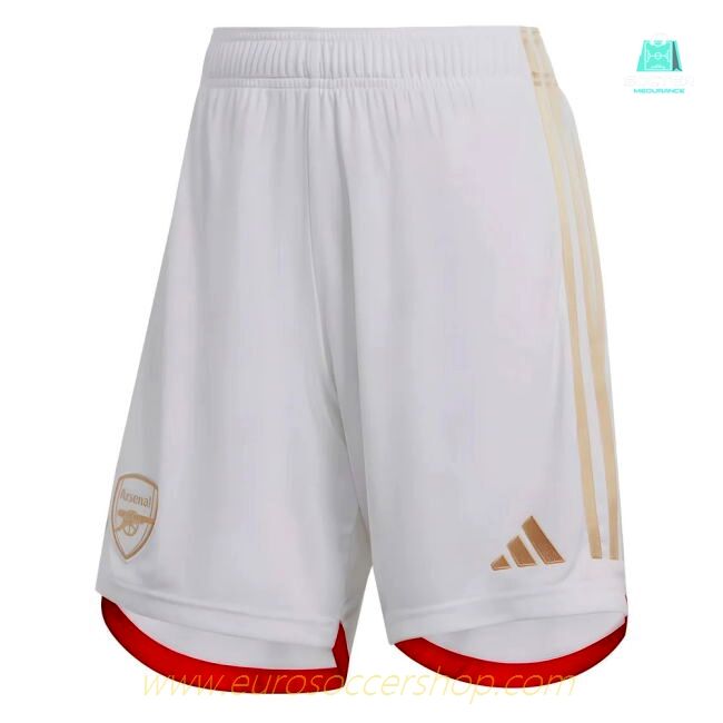 2023-2024 Arsenal Home Shorts (White)