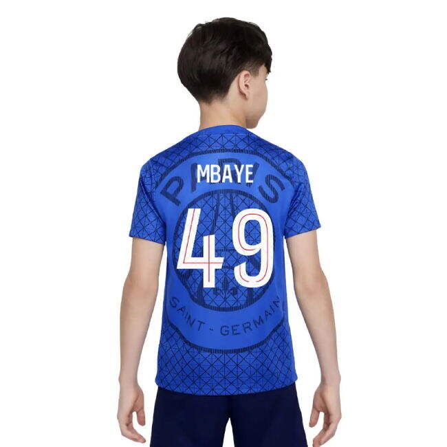 2025-2026 PSG Home Match Quality Shirt - Kids (Royal) Antibacterial