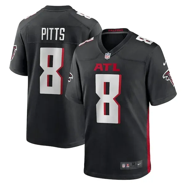 None Kyle Pitts Game Jersey - Black | NFL Player Jersey | NFL Football