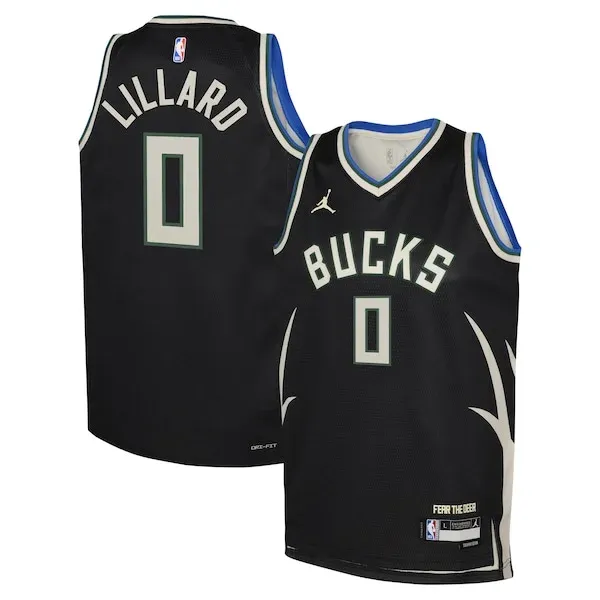 Damian Lillard MIL Swingman Jersey - high-quality replica-jersey -