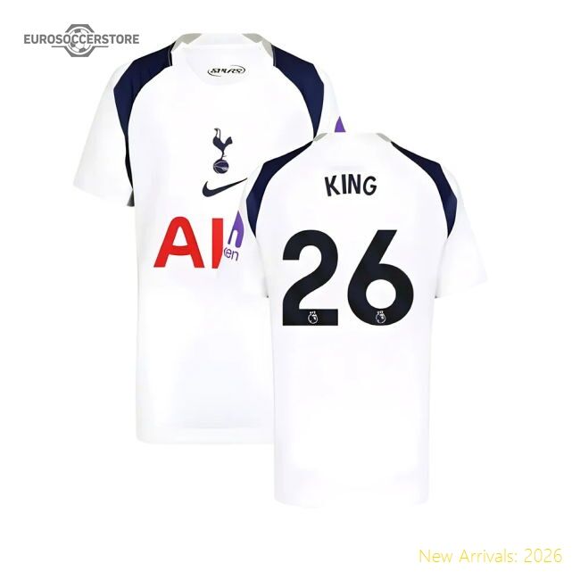 Official 2025-2026 Tottenham Hotspur Home Shirt (kids) (king 26)