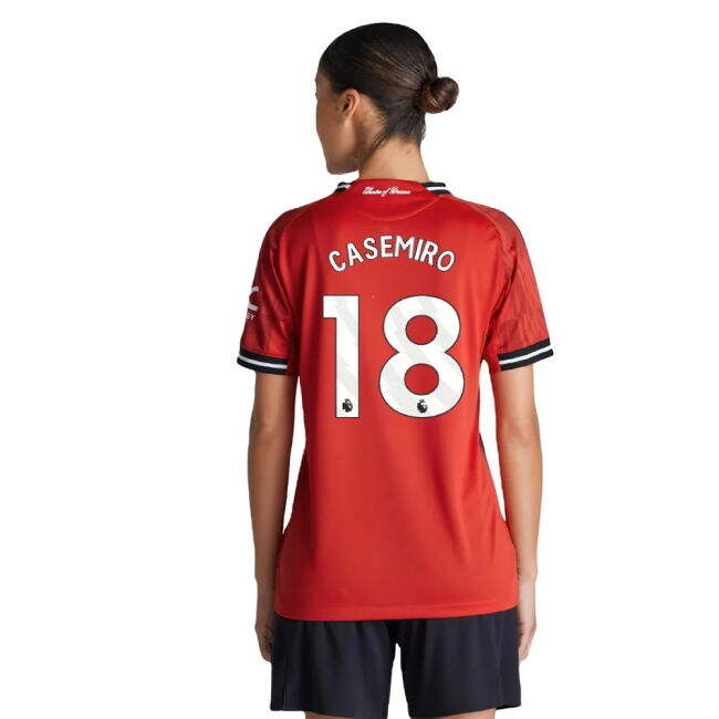vintage 2025-2026 Man Utd Authentic Home Shirt (Womens) (Casemiro 18)