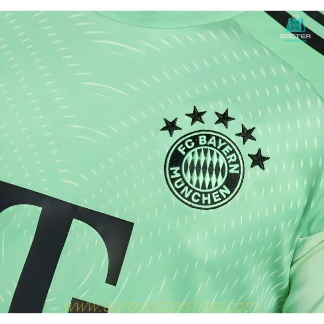 2025-2026 Bayern Munich Home Goalkeeper Shirt (Glory Mint) - Kids