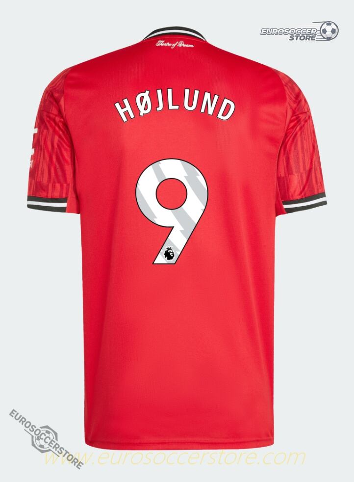 Manchester United Home Jersey 25-26 with HØJLUND 9 Printing